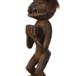 Mbra monkey figure - Wood - Baule - Ivory Coast