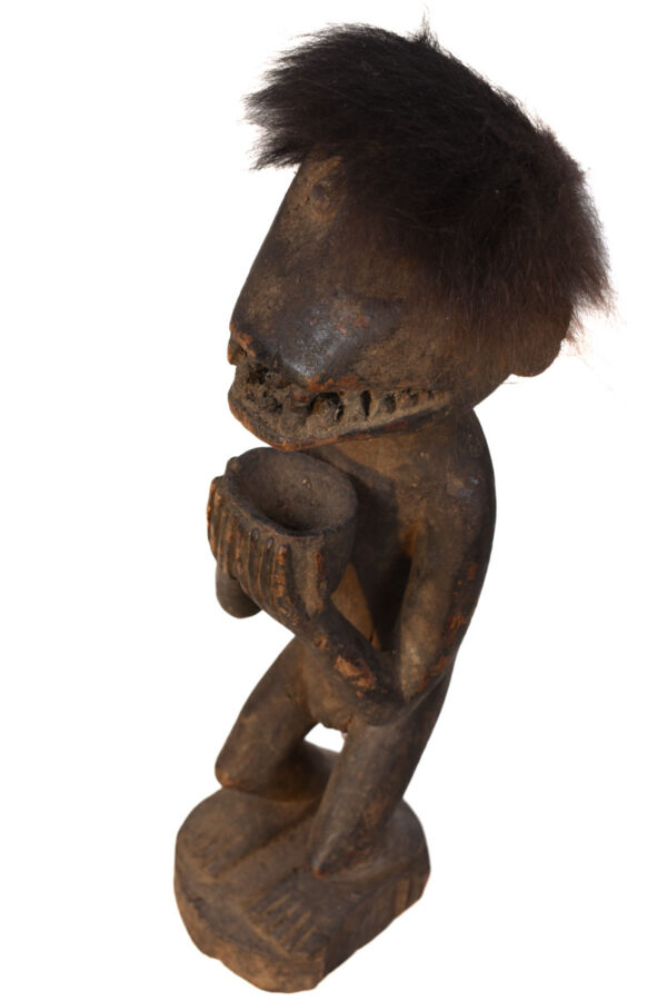 Mbra monkey figure - Wood - Baule - Ivory Coast