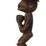 Mbra monkey figure - Wood - Baule - Ivory Coast