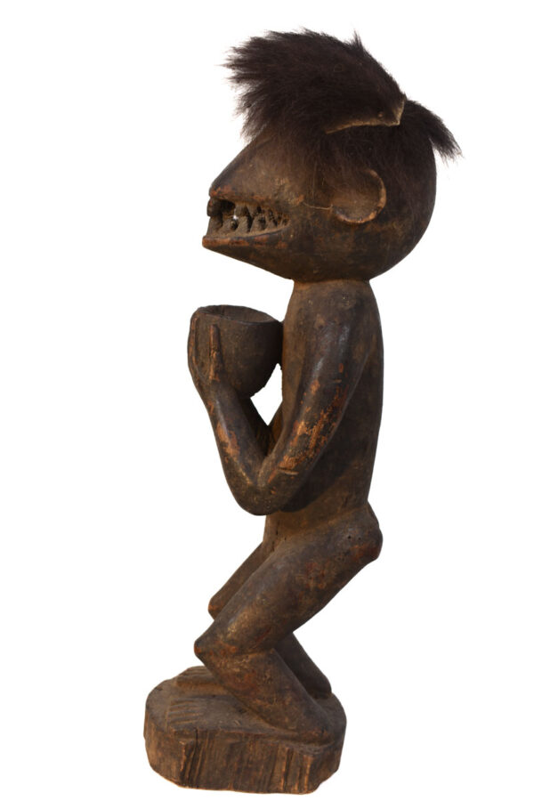 Mbra monkey figure - Wood - Baule - Ivory Coast