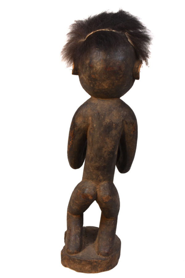 Mbra monkey figure - Wood - Baule - Ivory Coast
