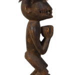 Mbra monkey figure - Wood - Baule - Ivory Coast