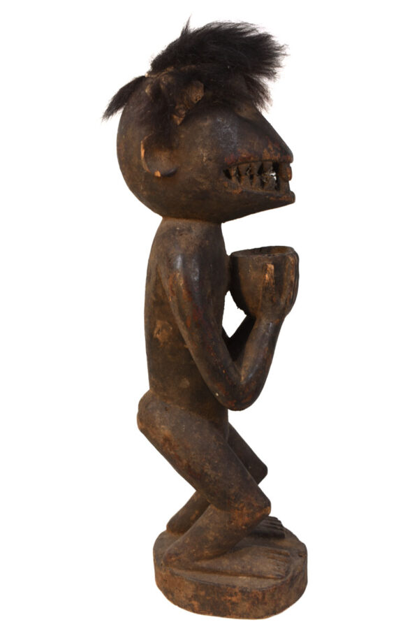 Mbra monkey figure - Wood - Baule - Ivory Coast