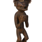 Mbra monkey figure - Wood - Baule - Ivory Coast