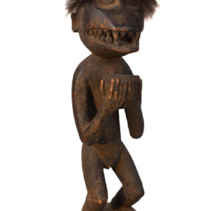 Mbra monkey figure - Wood - Baule - Ivory Coast