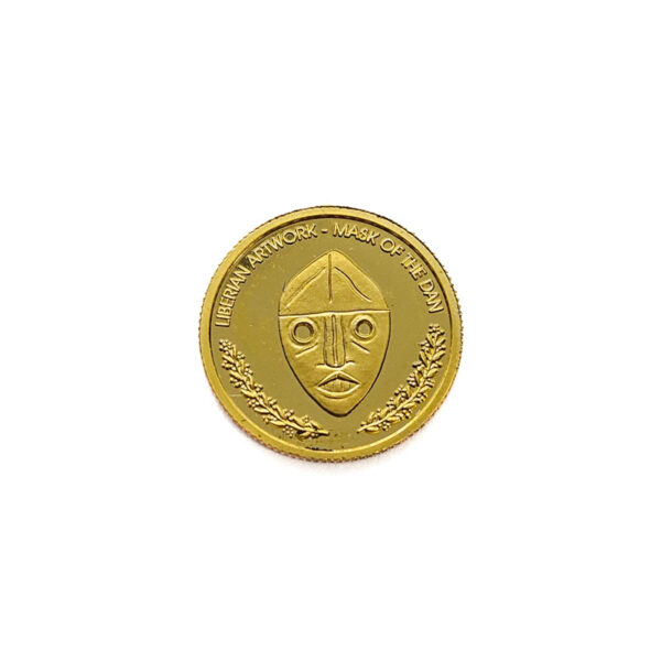 Liberia 10 Dollar 2000 Dan Mask