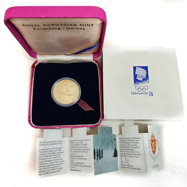 Norway 1500 Kroner 1994 Olav V