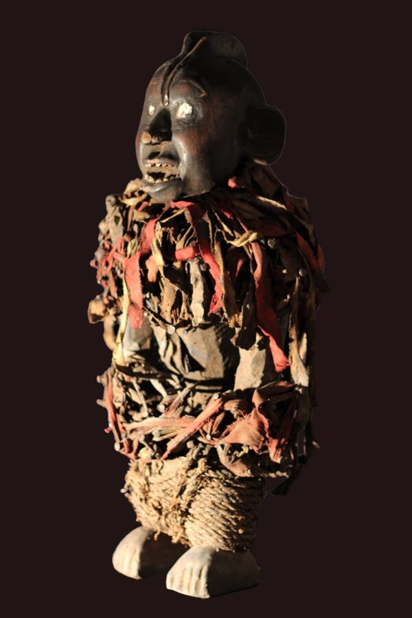 Nkisi Figure - Nail, Wood - Bakongo- Congo