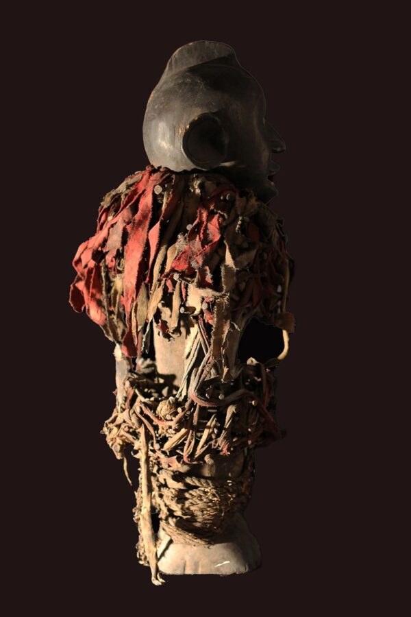 Nkisi Figure - Nail, Wood - Bakongo- Congo