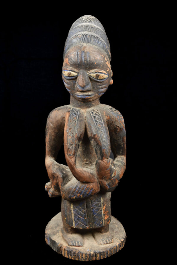 Maternity figure - Wood - Yoruba - Nigeria