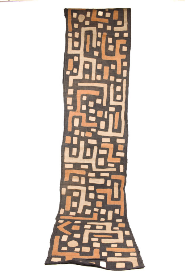 Textile - Cloth - Shoowa-Kuba - DR Congo 320 cm