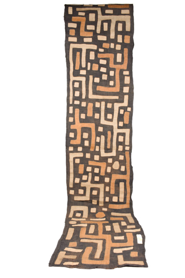 Textile - Cloth - Shoowa-Kuba - DR Congo 320 cm