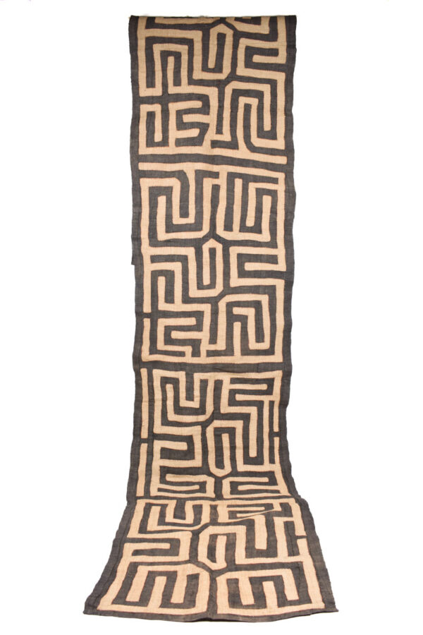 Textile - Cloth - Shoowa-Kuba - DR Congo 340 cm