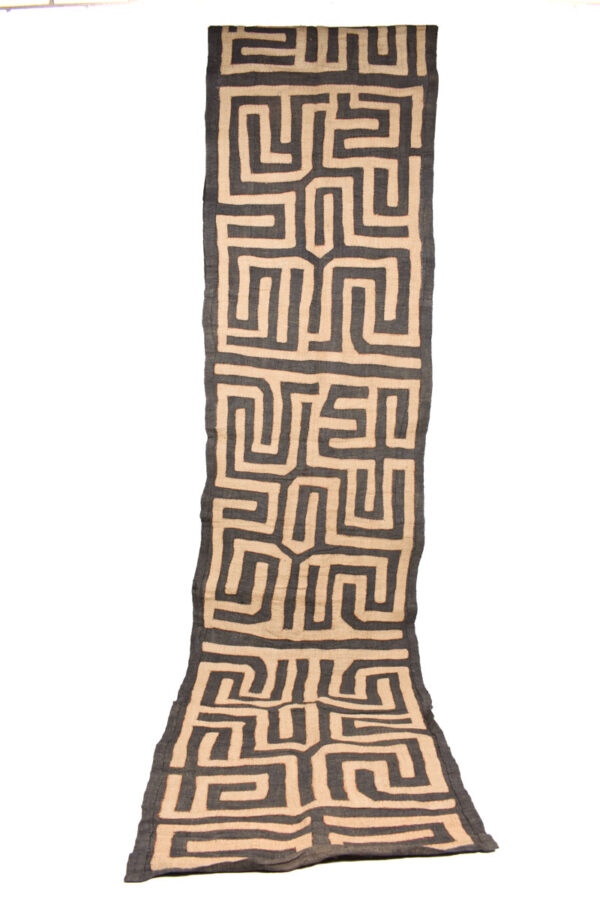 Textile - Cloth - Shoowa-Kuba - DR Congo 340 cm