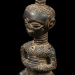 King ancestral figure - Wood - Ndengese - DR Congo