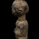 King ancestral figure - Wood - Ndengese - DR Congo