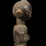 King ancestral figure - Wood - Ndengese - DR Congo