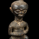 King ancestral figure - Wood - Ndengese - DR Congo