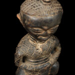 King ancestral figure - Wood - Ndengese - DR Congo