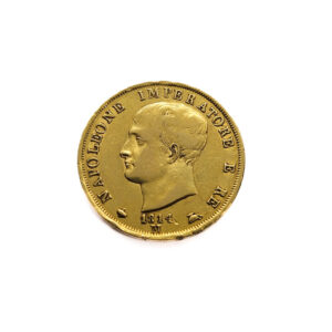 Italy 40 Lire 1814-M Napoleon