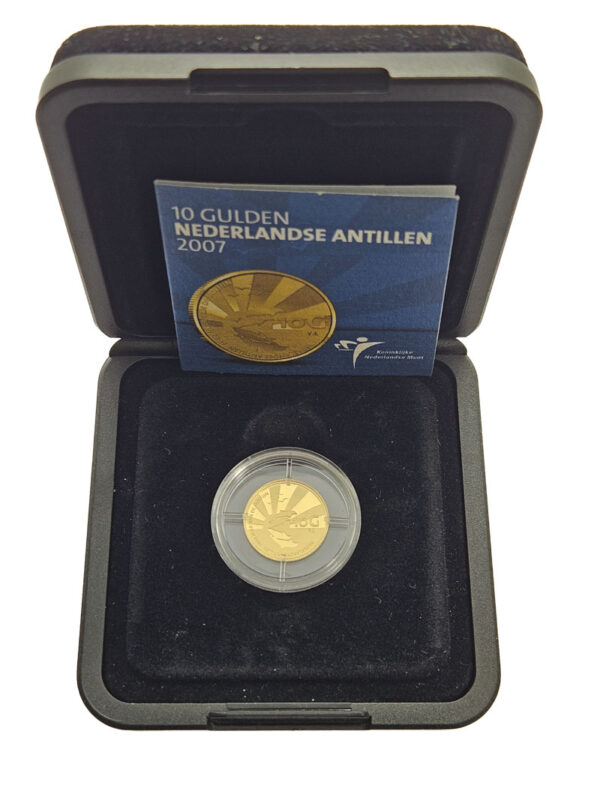 Netherlands Antilles 10 Gulden 2007 Dolphin