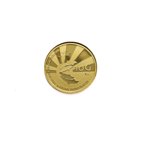 Netherlands Antilles 10 Gulden 2007 Dolphin
