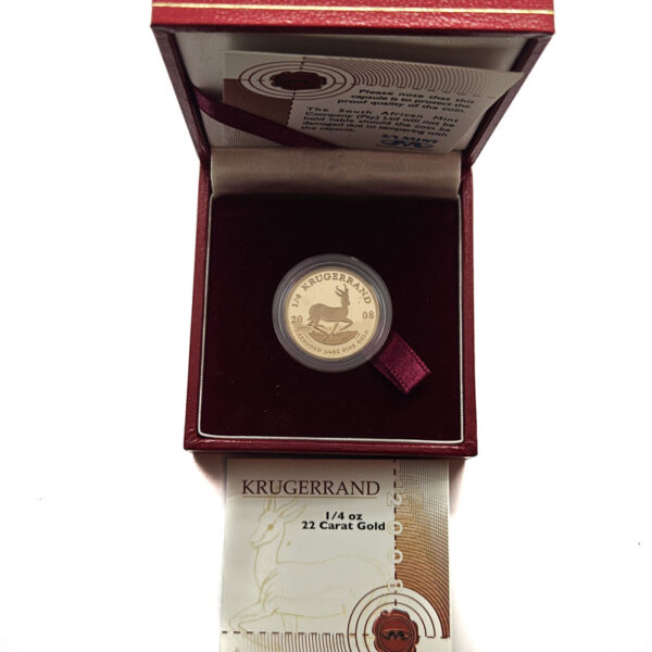 South-Africa 1/4 Krugerrand 2008 1/4 Oz.