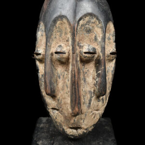 Triple face mask - Lengola - Wood - Congo