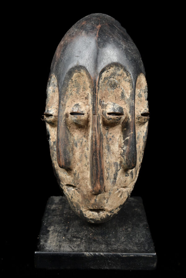Triple face mask - Lengola - Wood - Congo