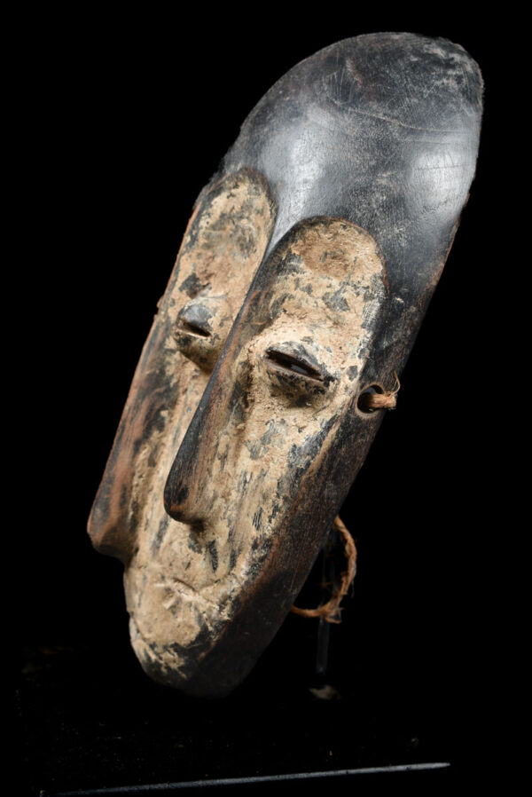 Triple face mask - Lengola - Wood - Congo