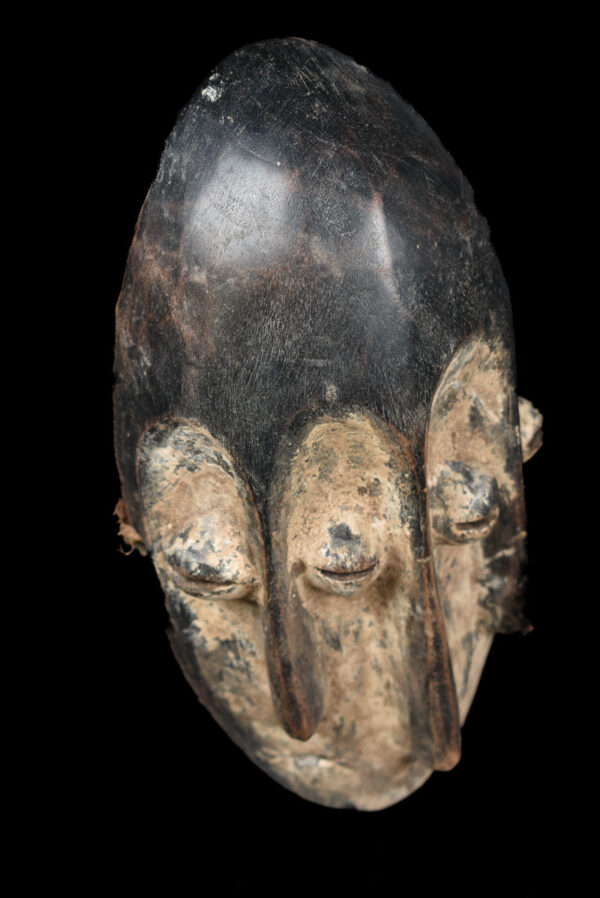 Triple face mask - Lengola - Wood - Congo