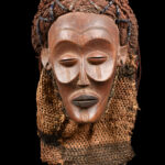 Mask - Wood, Rope - Mwana Pwo - Chokwe - DR Congo