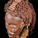Mask - Wood, Rope - Mwana Pwo - Chokwe - DR Congo