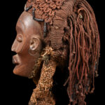 Mask - Wood, Rope - Mwana Pwo - Chokwe - DR Congo