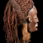 Mask - Wood, Rope - Mwana Pwo - Chokwe - DR Congo