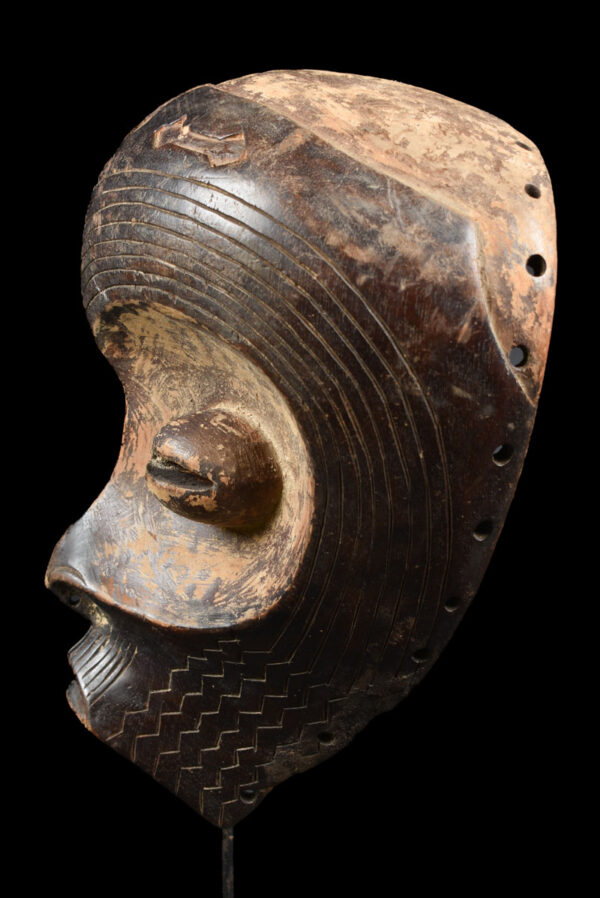 Circumcision Mask - Wood - Lulua - Congo DRC