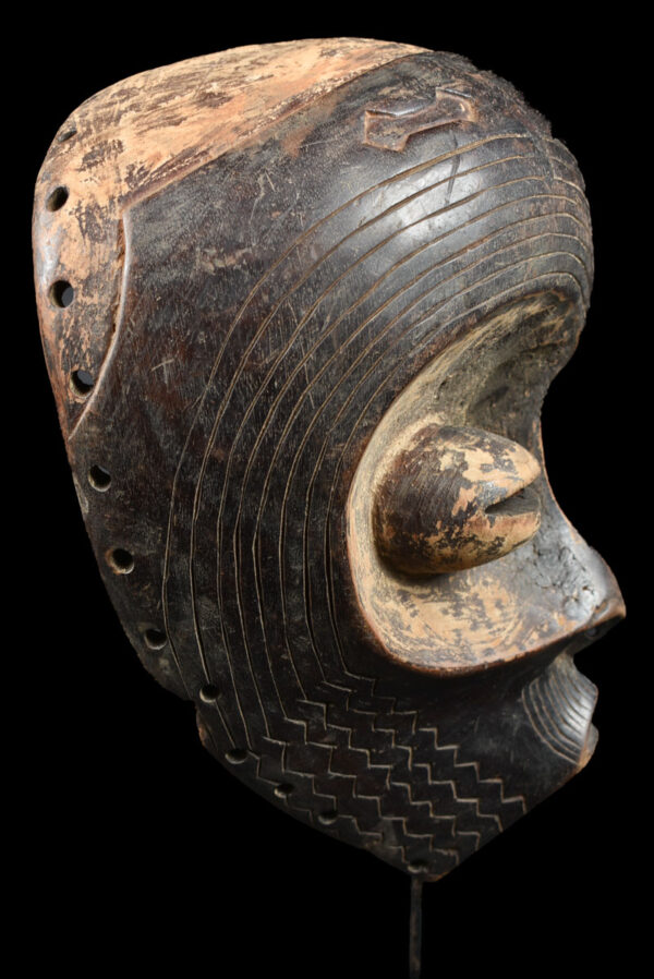 Circumcision Mask - Wood - Lulua - Congo DRC