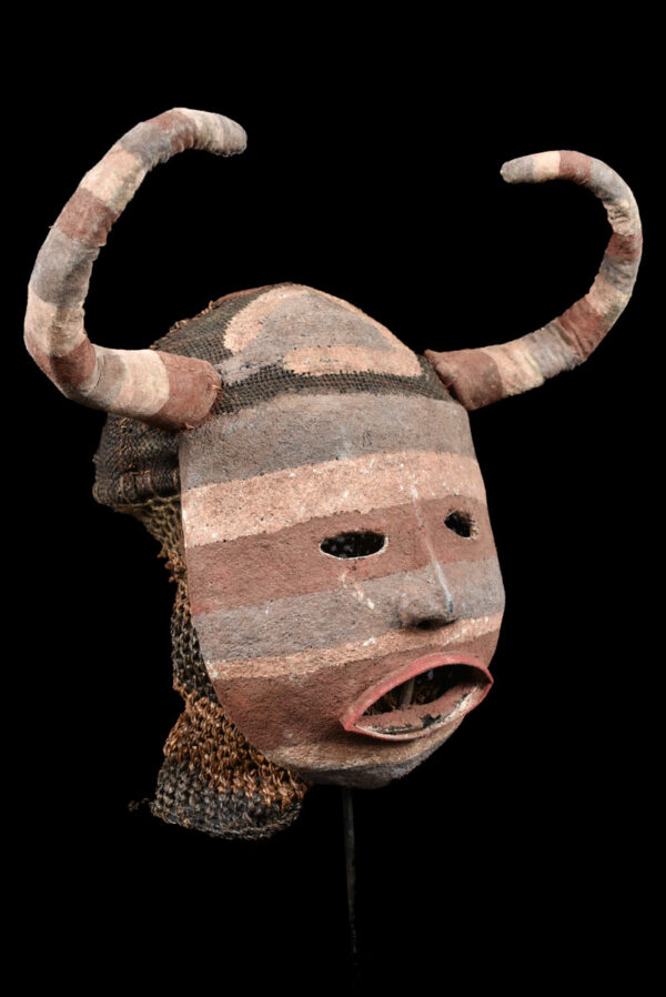 Kalulu Mask - Plant fibre - Chokwe - Zambia