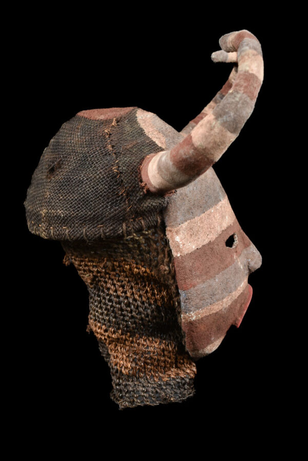 Kalulu Mask - Plant fibre - Chokwe - Zambia