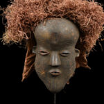 Mask - Wood, Raphia - Pende - DR Congo
