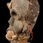 Skull Mask - Wood - Bulu - Cameroon