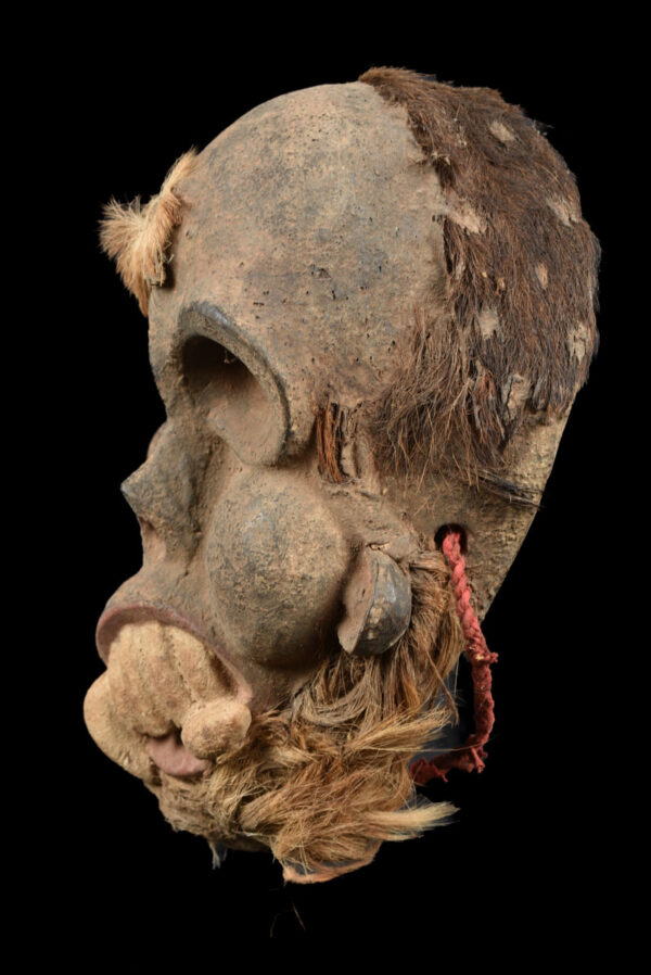 Skull Mask - Wood - Bulu - Cameroon