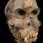 Skull Mask - Wood - Bulu - Cameroon
