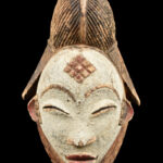 Initiation mask - Wood - Punu - Gabon