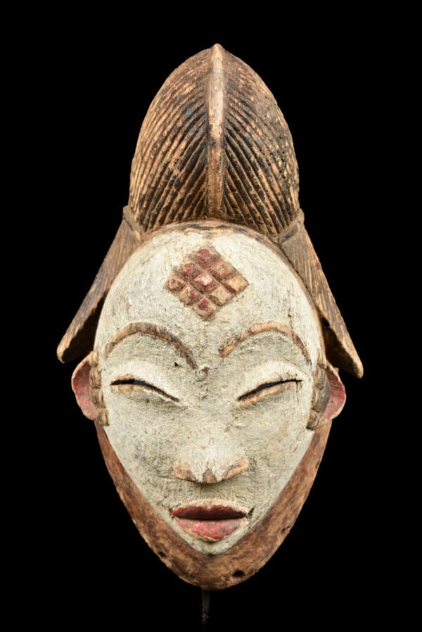 Initiation mask - Wood - Punu - Gabon