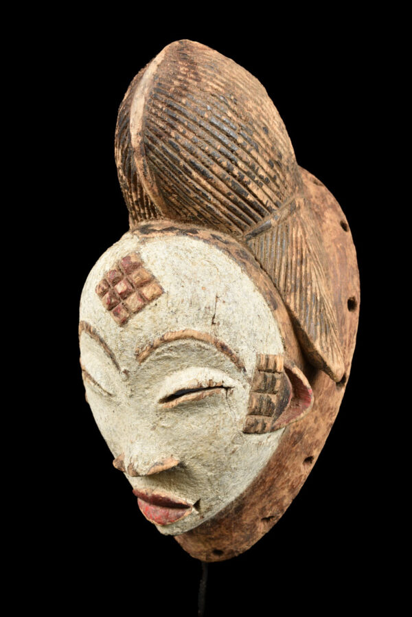 Initiation mask - Wood - Punu - Gabon