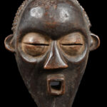 Face Mask - Wood - Mbagani - Congo