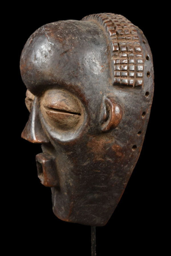 Face Mask - Wood - Mbagani - Congo