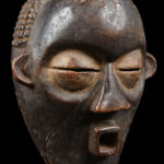 Face Mask - Wood - Mbagani - Congo