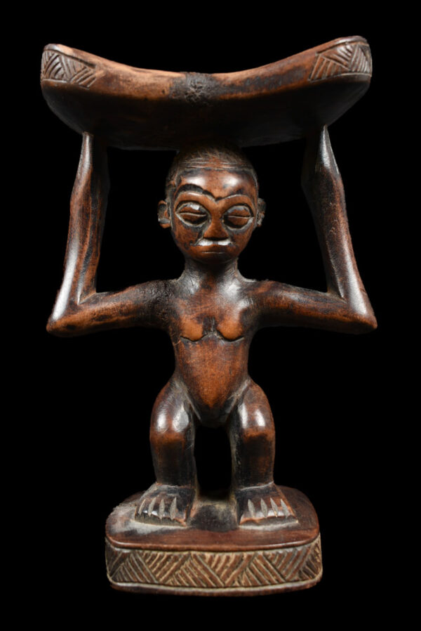 Neck rest - Wood - Luba - Congo DRC